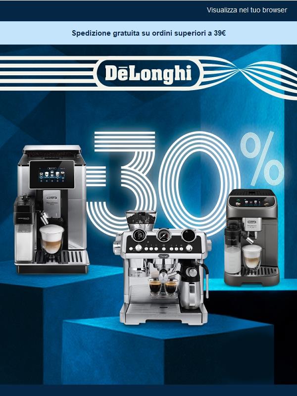 I De'Longhi Brand Days sono QUI! Fino al 30% di sconto sui migliori elettrodomestici!