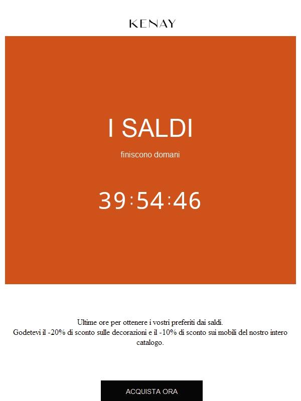 Ultime ore di Saldi ⌛