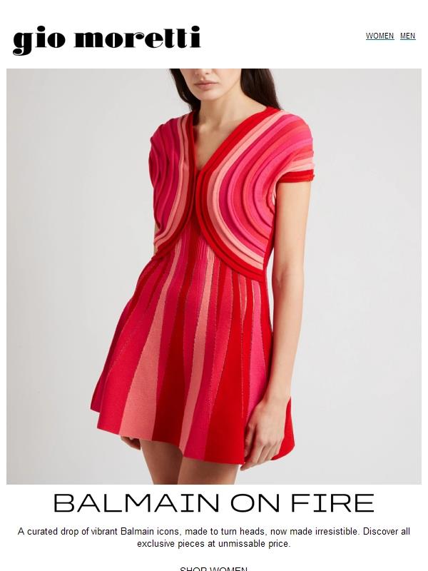 Balmain on Fire | Summer Edit