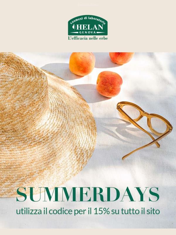 SUMMERDAYS -15% SU TUTTO
