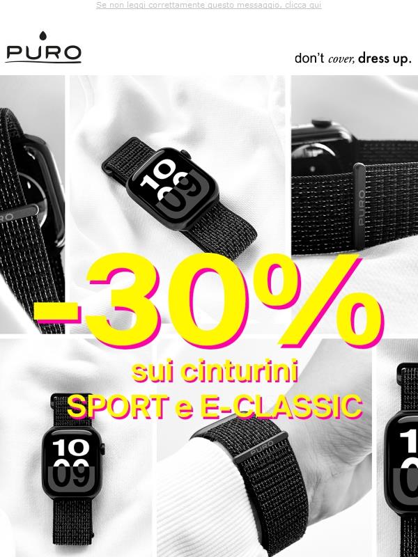 -30% sui cinturini di ricambio per Apple Watch
