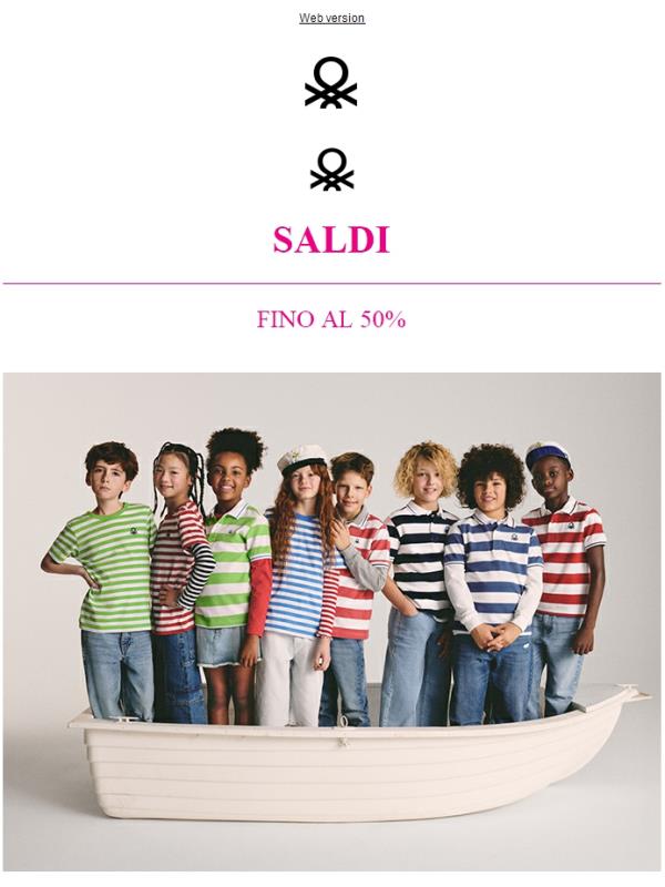 Nuovi Look Kids fino al -50%