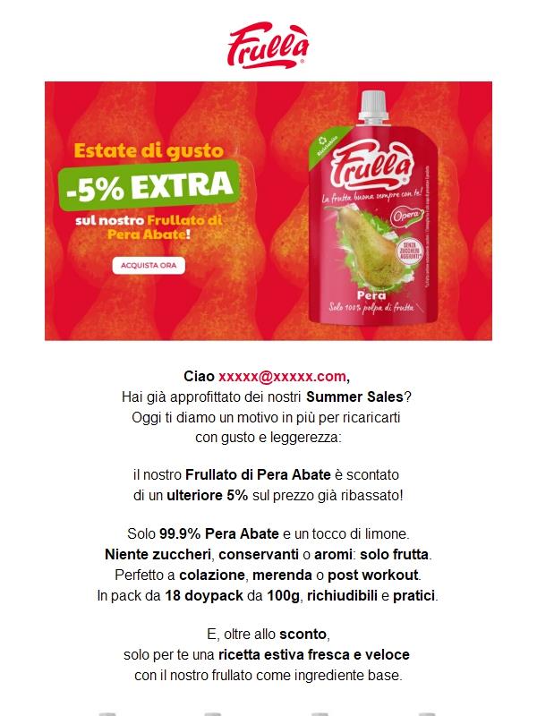 Frullato di Pera Abate: più estate, più gusto, più sconto! ☀️🍐