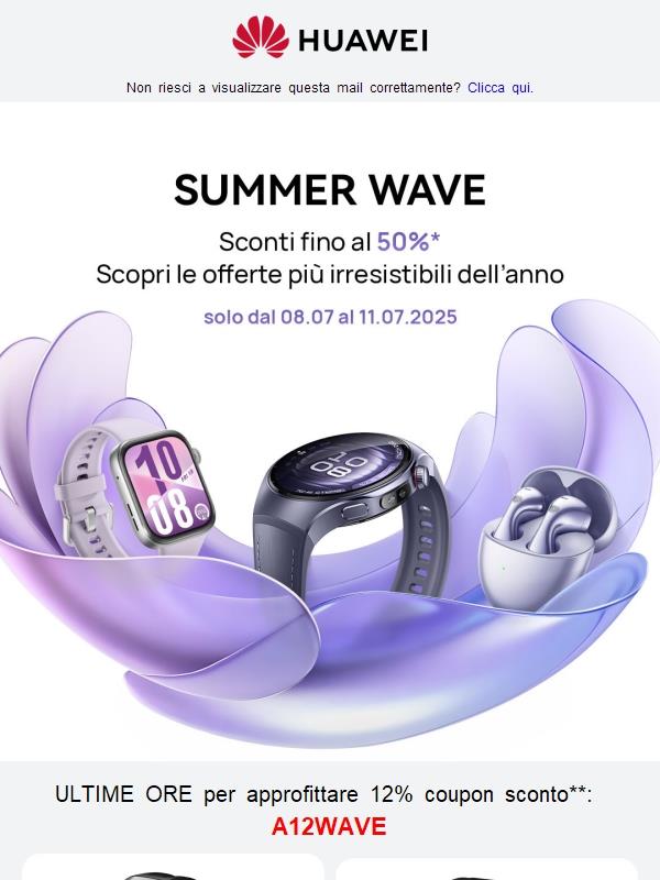 ⏳ Le offerte lampo stanno per finire!