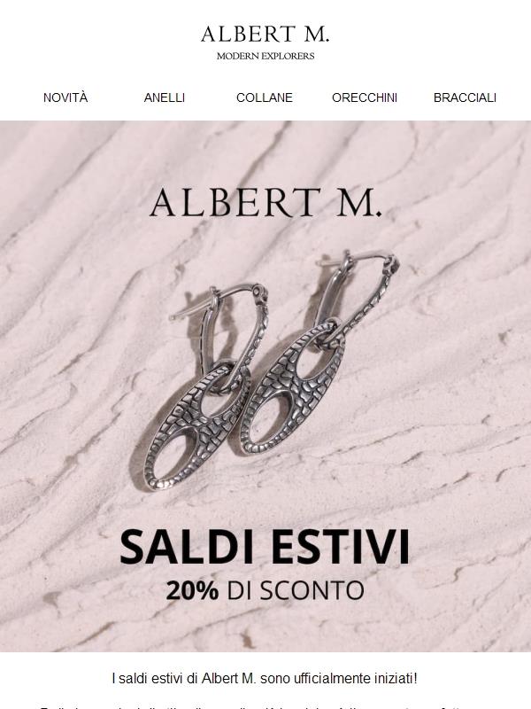 SALDI ESTIVI Albert M. ⚓