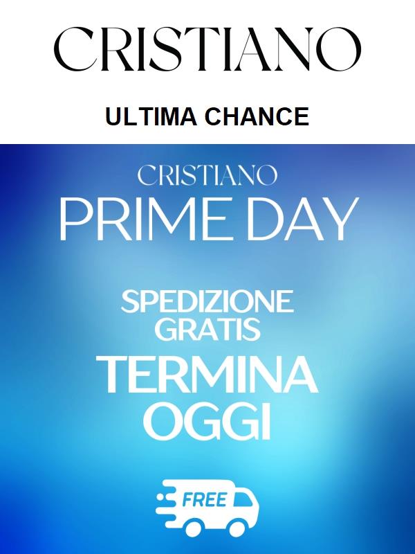 🚚 Cristiano Prime Day:  Ultimo giorno per la spedizione gratis