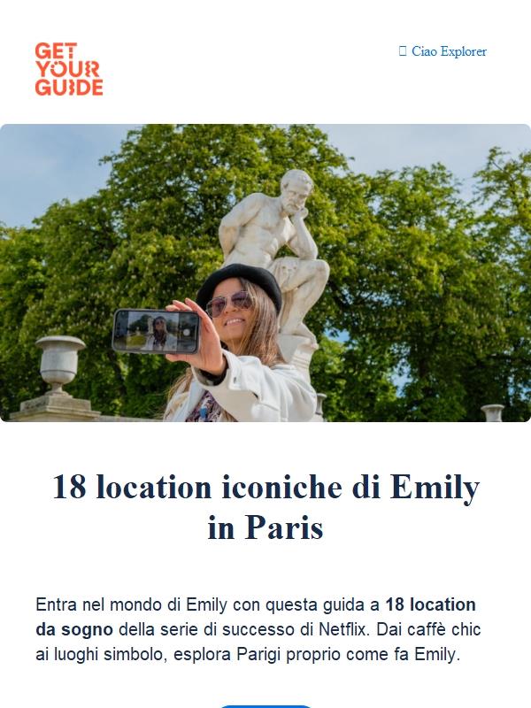 Vivi un sogno targato Emily in Paris 🥐 📸 👠