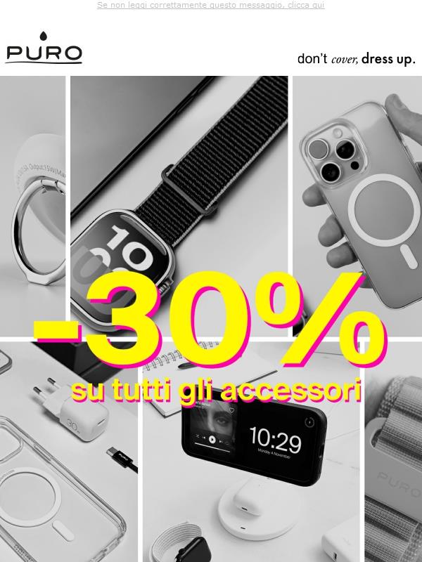 30% di sconto per 24h su TUTTO!