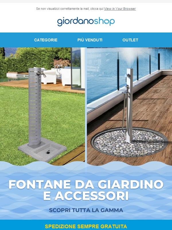 ⛲ Dona charme e tranquillità al tuo giardino con una fontana decorativa!