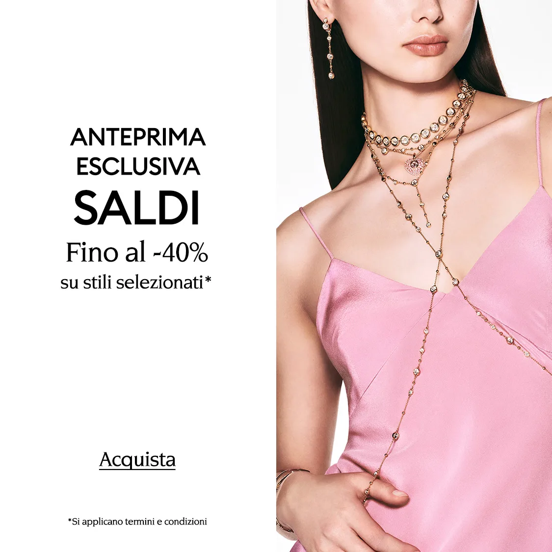 Saldi Swarovski: Fino al -40% su creazioni imperdibili*