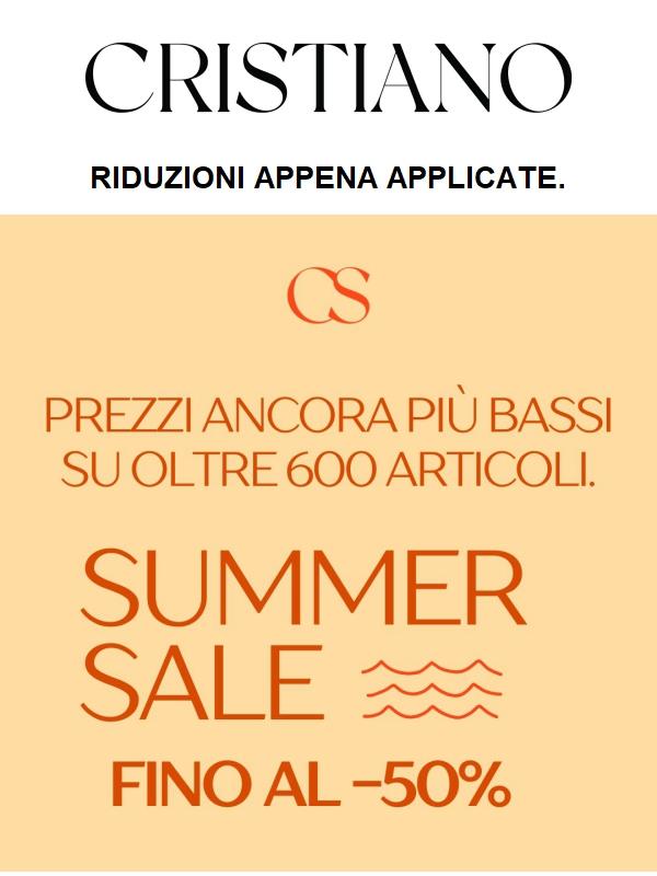 🔥 Summer Sale aggiornato: oltre 600 articoli a prezzi mai visti!