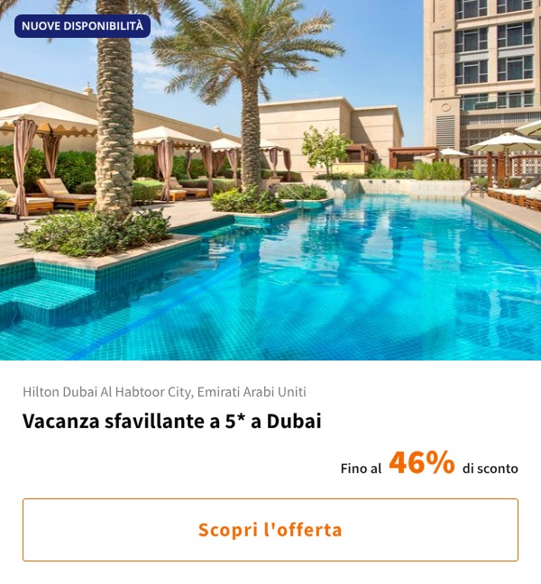 Vacanza sfavillante a 5* a Dubai