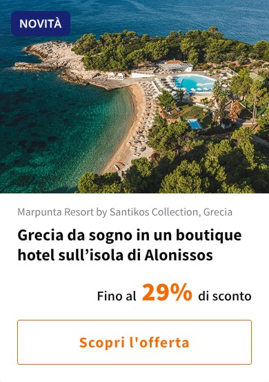 Grecia da sogno in un boutique hotel sull’isola di Alonissos