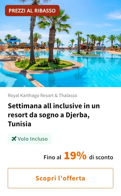 Settimana all inclusive in un resort da sogno a Djerba, Tunisia