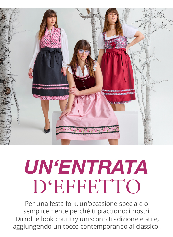 Abito tradizionale Dirndl in velluto con taglio smanicato, ricami e scollo rettangolare