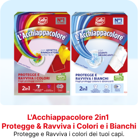 L'Acchiappacolore 2in1 Protegge & Ravviva i Colori e i Bianchi - Protegge e Ravviva i colori dei tuoi capi.