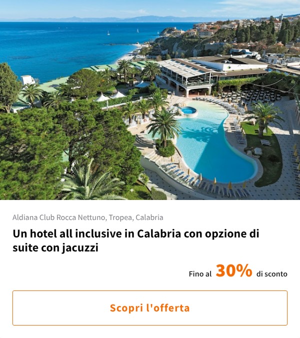 Un hotel all inclusive in Calabria con opzione di suite con jacuzzi