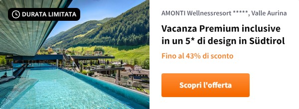 Vacanza Premium inclusive in un 5* di design in Südtirol