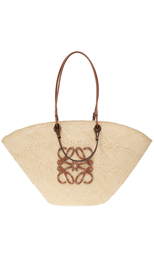 Anagram Basket large rafia tote