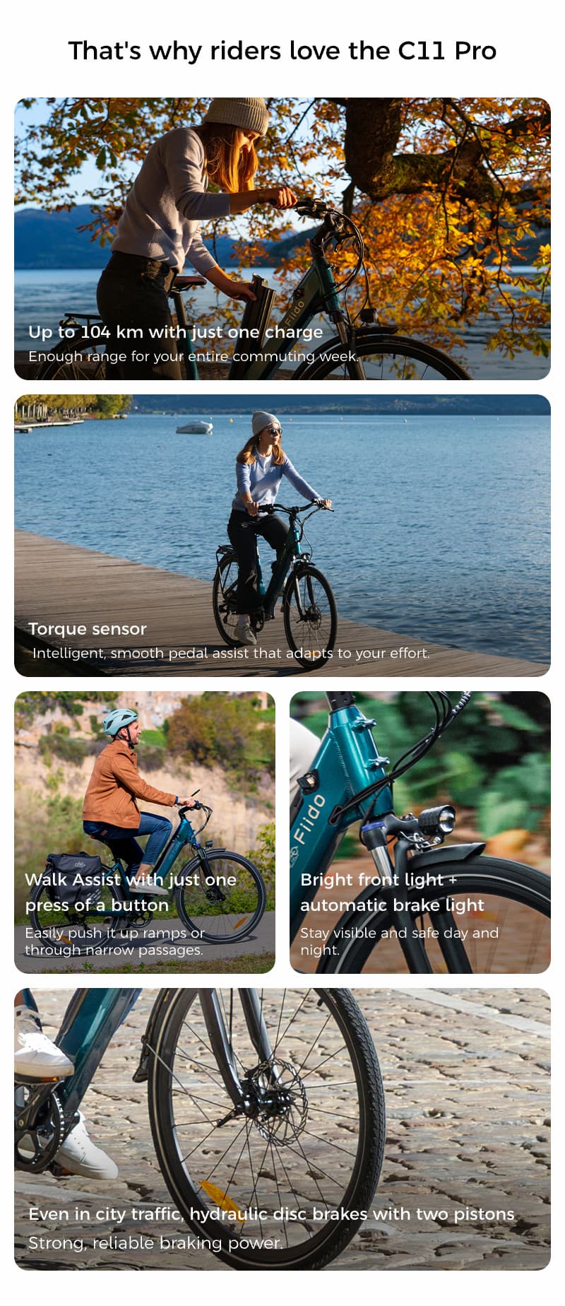 That's why riders love the C11 Pro