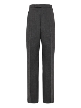 Pantaloni Sartoriali in Lana Grigia Thom Browne
