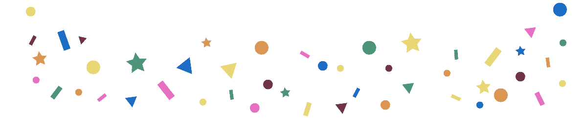 Coriandoli colorati che cadono