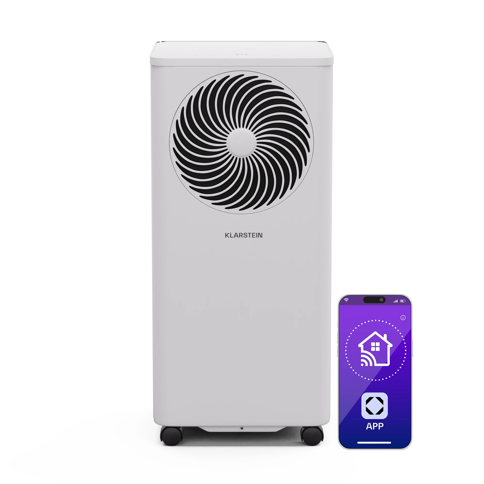 Klarstein Aero Ring Smart 9000 BTU Condizionatore portatile Bianco