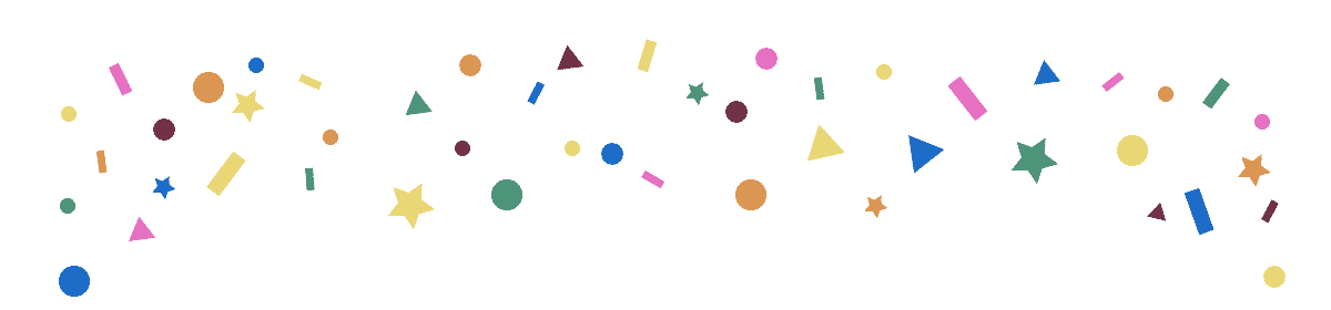 Coriandoli colorati che cadono