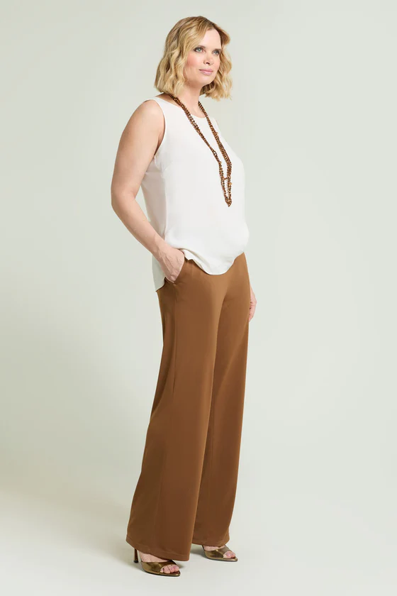 PANTALONI AMPI IN JERSEY FLUIDO