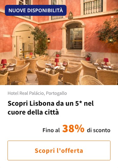 Scopri Lisbona da un 5* nel cuore della città