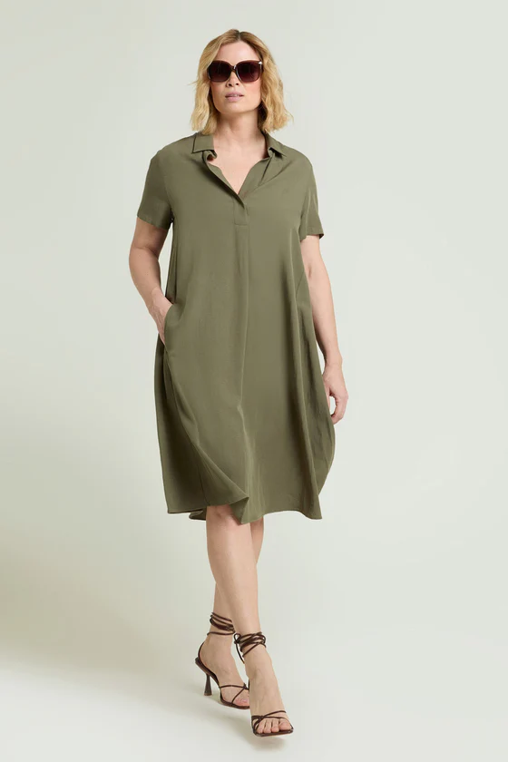 ABITO POLO IN LINO VISCOSA