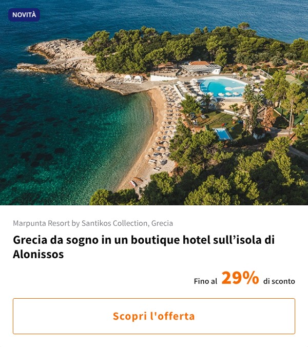 Grecia da sogno in un boutique hotel sull’isola di Alonissos