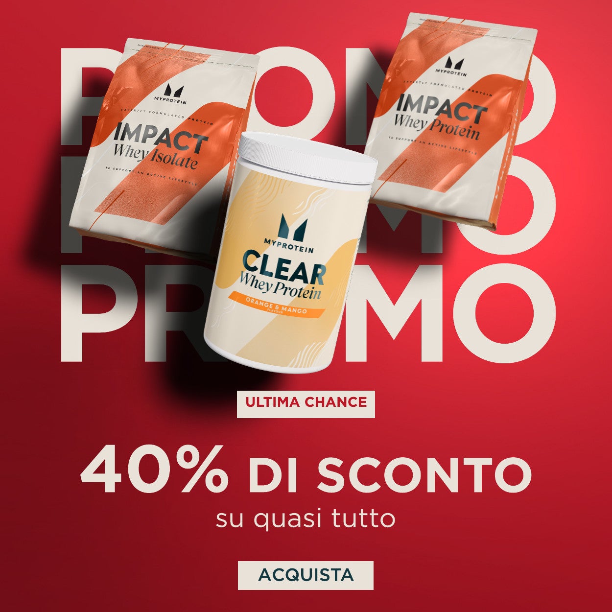 40% su quasi tutto