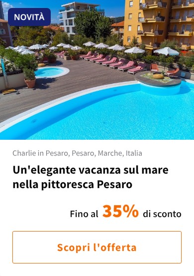 Un&#x27;elegante vacanza sul mare nella pittoresca Pesaro