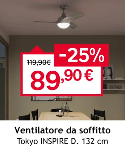 ventilatore da soffitto TOKYO INSPIRE