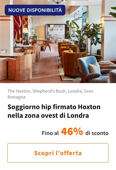 Soggiorno hip firmato Hoxton nella zona ovest di Londra
