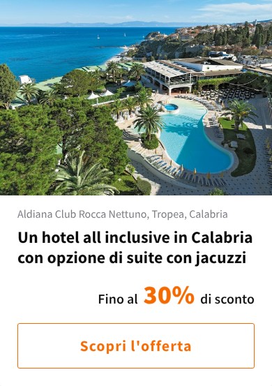 Un hotel all inclusive in Calabria con opzione di suite con jacuzzi
