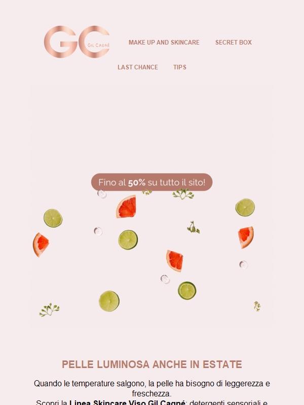 Summer Glow? Rinnova la tua skincare viso con il 30% di sconto!