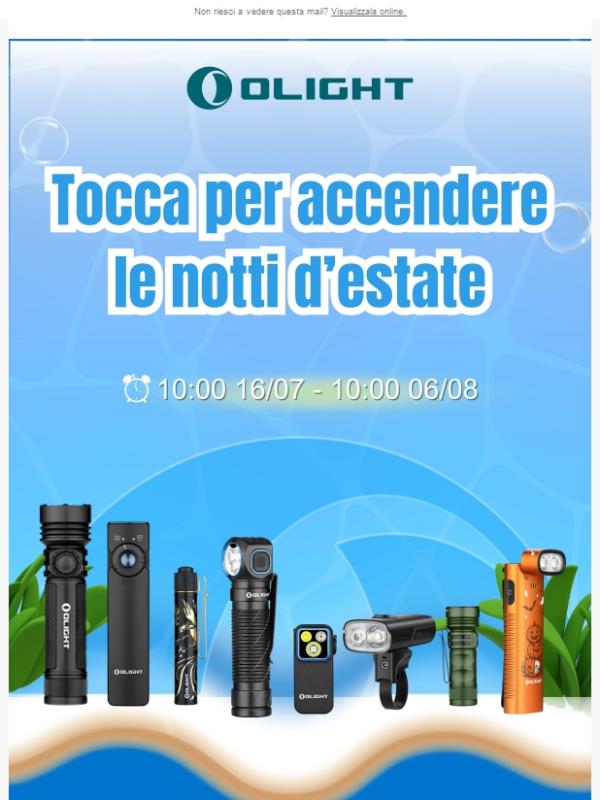 Offerta Estiva – La luce che segue il tuo ritmo!