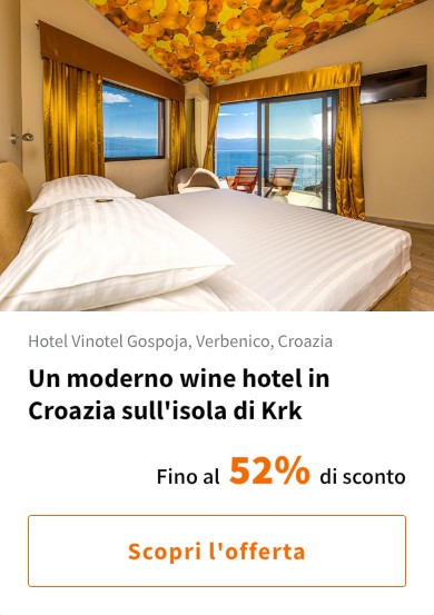 Un moderno wine hotel in Croazia sull&#x27;isola di Krk