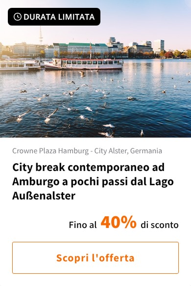City break contemporaneo ad Amburgo a pochi passi dal Lago Außenalster