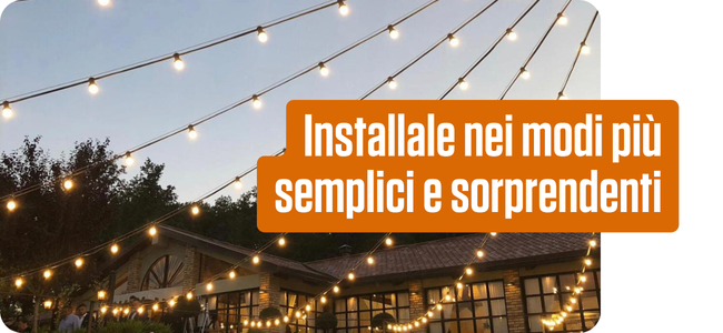 Installale nei modi più semplici e sorprendenti
