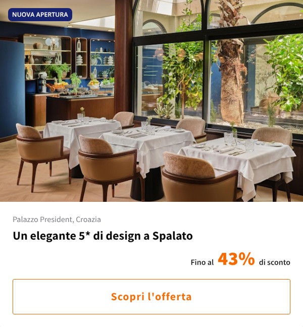 Un elegante 5* di design a Spalato