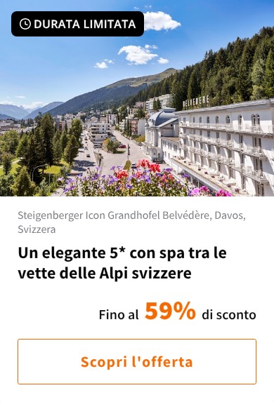 Un elegante 5* con spa tra le vette delle Alpi svizzere
