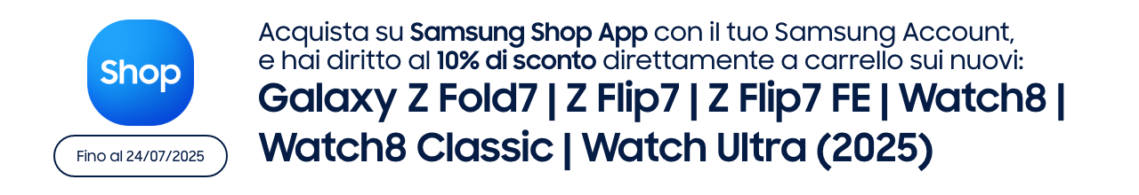 Sconto Samsung Shop App