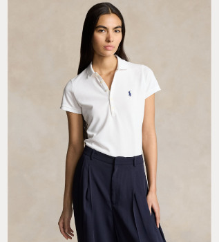 polo-julie-slim-manica-corta-bianca