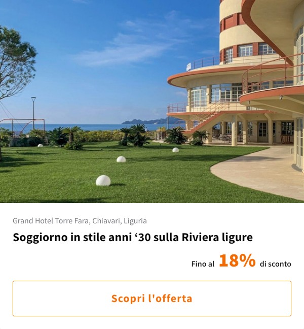 Soggiorno in stile anni ‘30 sulla Riviera ligure