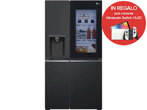 LG InstaView GSGV81EPLL Frigorifero Side-by-Side , Classe E, 635L, Wi-Fi, Senza allaccio