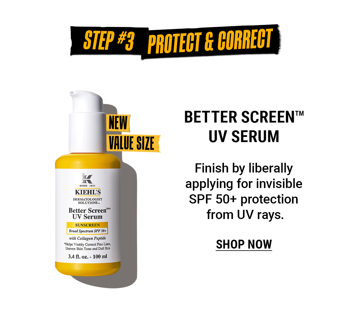 STEP 3 PROTECT & CORRECT
