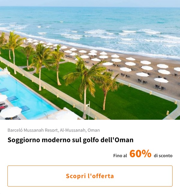 Soggiorno moderno sul golfo dell'Oman